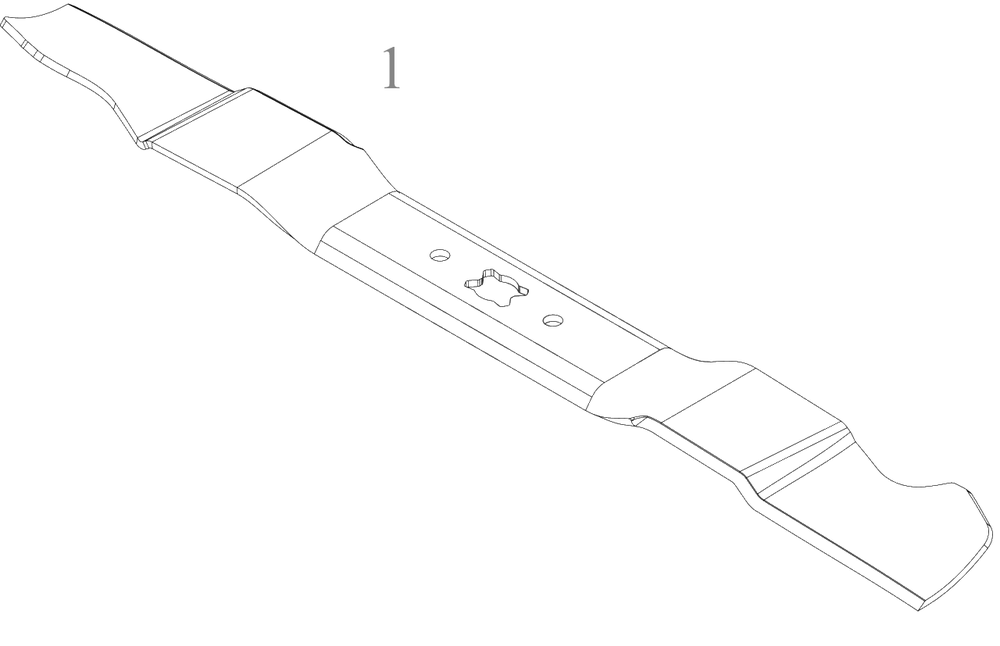 Blade Diagram and Parts List for 11A-B2ML345 2022 Yard Machines Lawn Mower